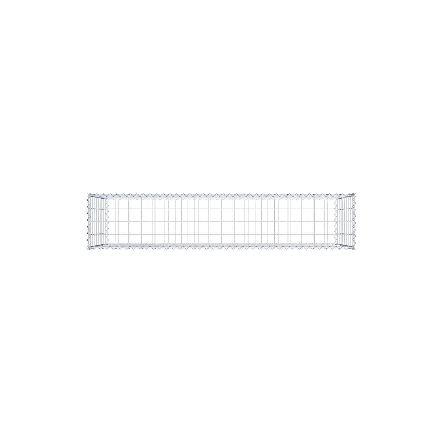Gabione 200 cm x 100 cm x 40 cm (L x H x T), Maschenweite 10 cm x 10 cm, Spirale