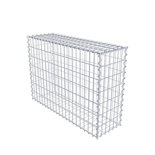 Gabbione 100 cm x 70 cm x 30 cm (L x H x P), maglia 5 cm x 10 cm, spirale