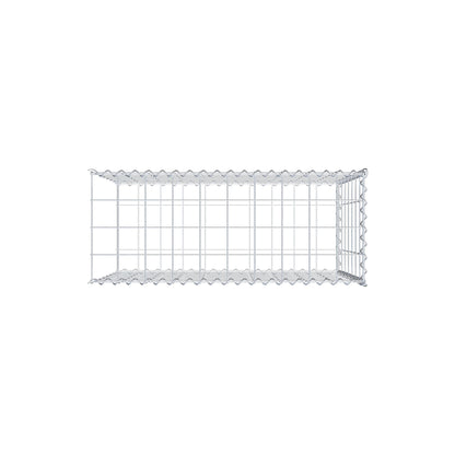 Anbaugabione Typ 2 100 cm x 70 cm x 40 cm (L x H x T), Maschenweite 10 cm x 10 cm, Spirale