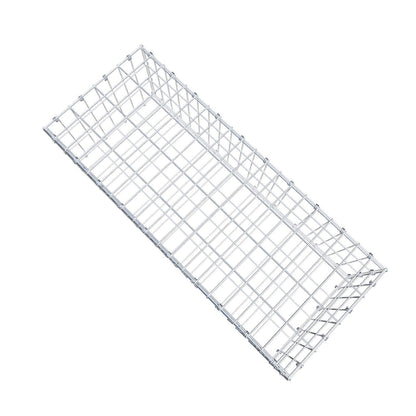 Schanskorf 100 cm x 30 cm x 40 cm (L x H x D), maaswijdte 5 x 10 cm, spiraalring