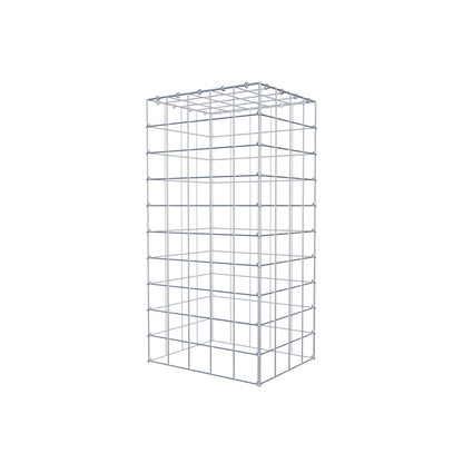 Fourche rapportée type 3 100 cm x 40 cm x 50 cm (L x H x P), mailles 10 cm x 10 cm, anneau C