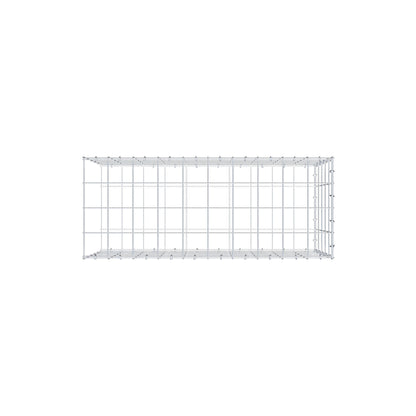 Type 2 oplegkorf 100 cm x 50 cm x 40 cm (L x H x D), maaswijdte 10 cm x 10 cm, C-ring