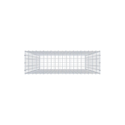 Gabion 200 cm x 100 cm x 30 cm (L x H x D), mesh size 5 cm x 10 cm, C-ring