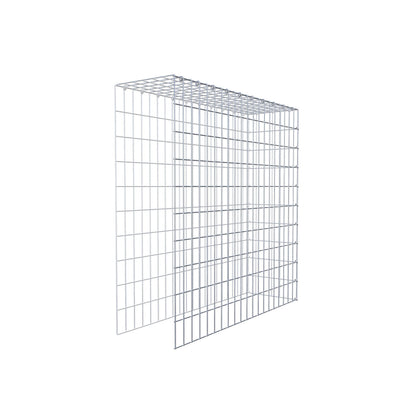 Opbouw schanskorf type 4 100 cm x 100 cm x 30 cm (L x H x D), maaswijdte 5 cm x 10 cm, C-ring