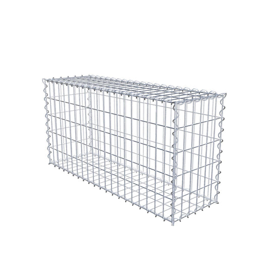 Sparset 3x Gabione 100 cm x 50 cm x 30 cm (L x H x T), Maschenweite 5 cm x 10 cm, Spirale