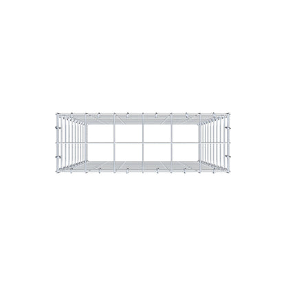 Gabbione aggiuntivo di tipo 3 100 cm x 60 cm x 20 cm (L x H x P), maglia 10 cm x 10 cm, anello a C