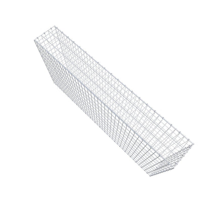 Schanskorf 200 cm x 100 cm x 30 cm (L x H x D), maaswijdte 5 x 10 cm, spiraalring