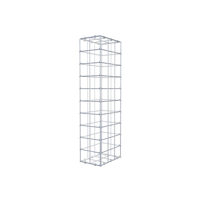 Gabbione 100 cm x 30 cm x 20 cm (L x H x P), maglia 10 cm x 10 cm, anello a C