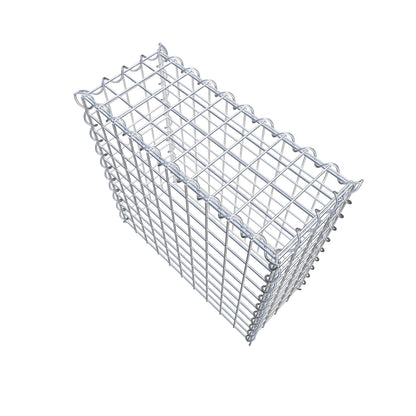 Extra gabion typ 3 50 cm x 50 cm x 20 cm (L x H x D), maskstorlek 5 cm x 5 cm, spiral