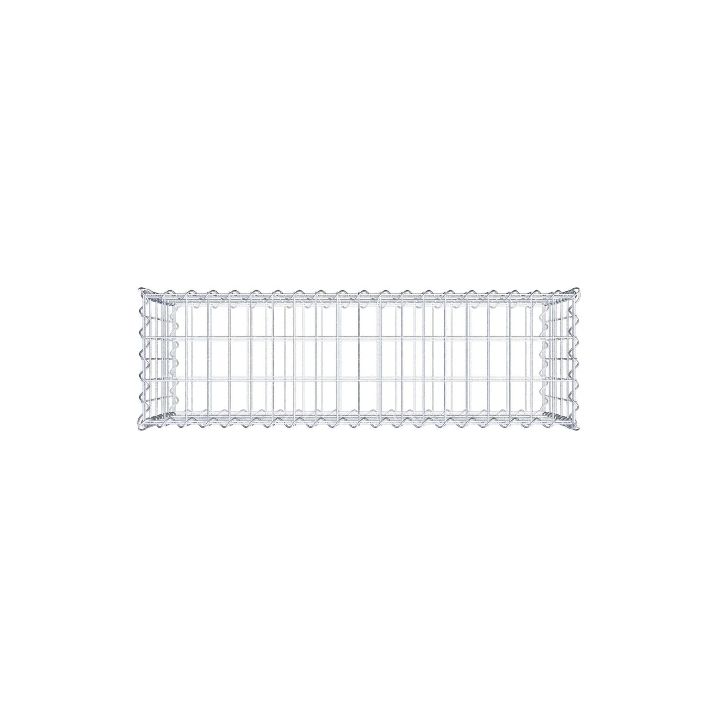 Gabion 100 cm x 50 cm x 30 cm (L x H x D), mesh size 5 cm x 10 cm, spiral
