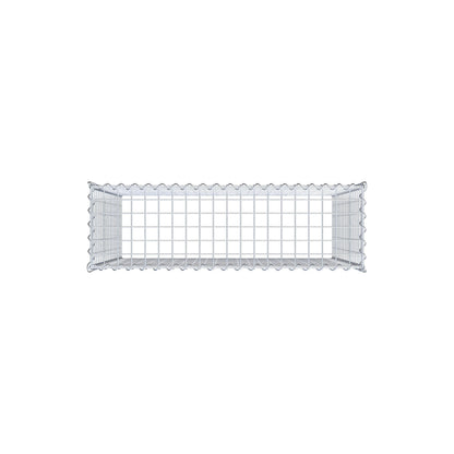 Påväxt gabion typ 3 100 cm x 90 cm x 30 cm (L x H x D), maskstorlek 5 cm x 5 cm, spiral