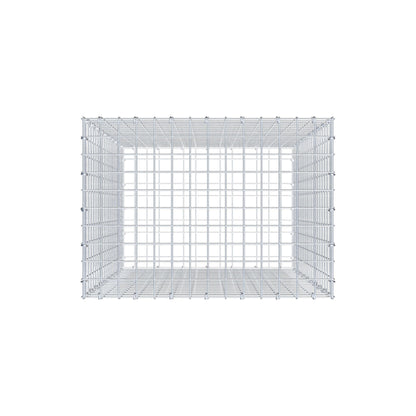 Gabbione 100 cm x 70 cm x 50 cm (L x H x P), maglia 5 cm x 5 cm, anello a C
