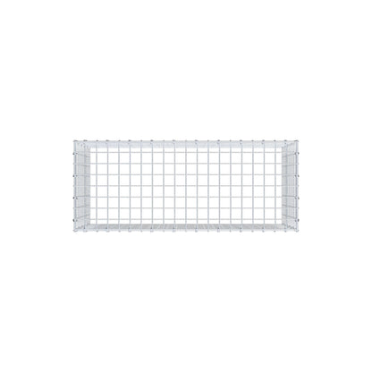 Anbaugabione Typ 3 100 cm x 50 cm x 40 cm (L x H x T), Maschenweite 5 cm x 5 cm, C-Ring