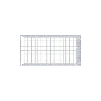 Mounted gabion type 2 80 cm x 40 cm x 40 cm (L x H x D), mesh size 5 cm x 5 cm, C-ring