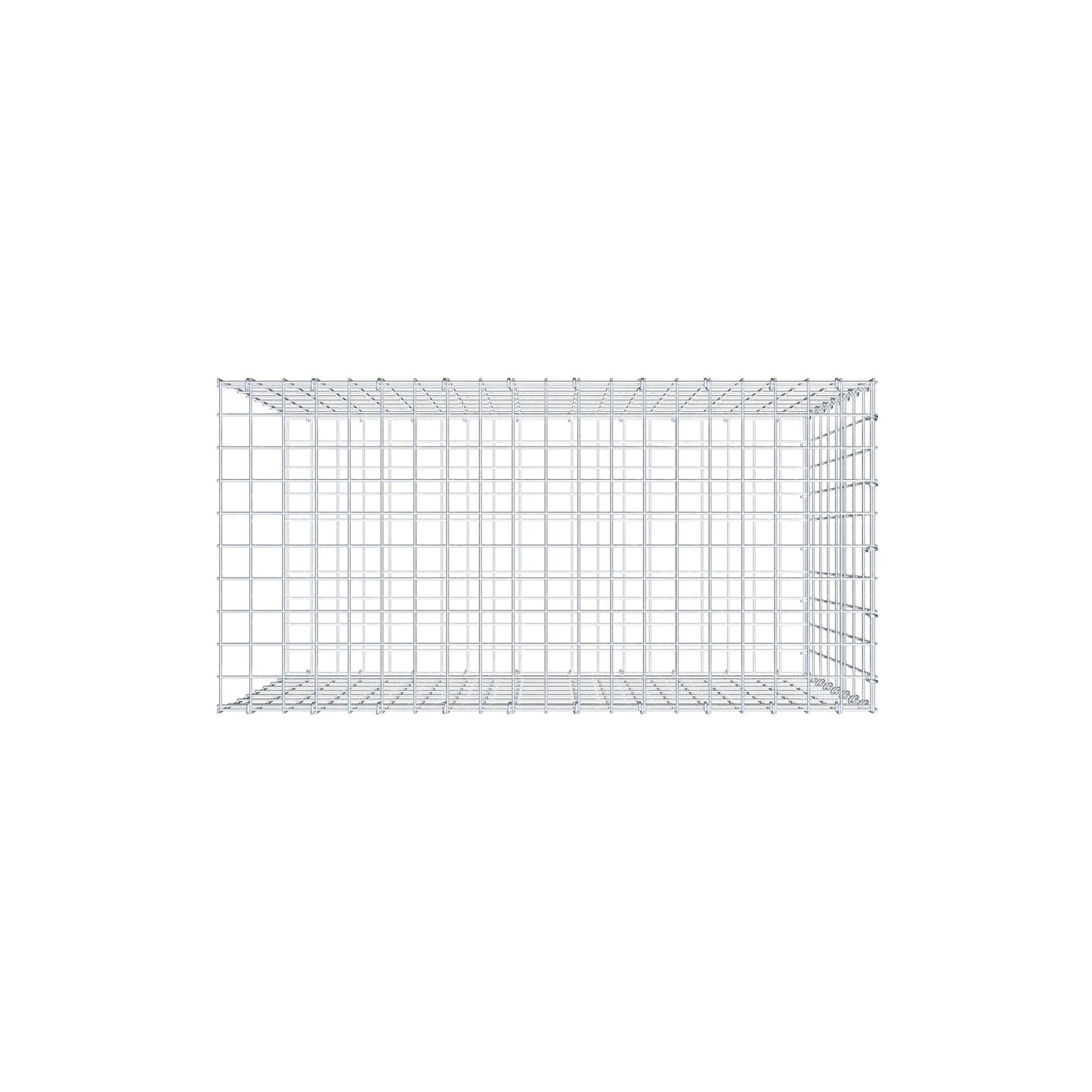 Tilläggspåle typ 2 100 cm x 80 cm x 50 cm, maskstorlek 5 cm x 10 cm, C-ring