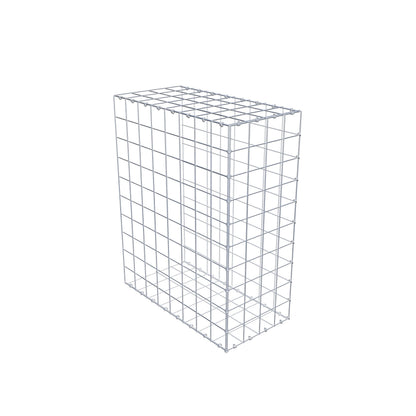 Type 2 oplegkorf 100 cm x 80 cm x 40 cm (L x H x D), maaswijdte 10 cm x 10 cm, C-ring
