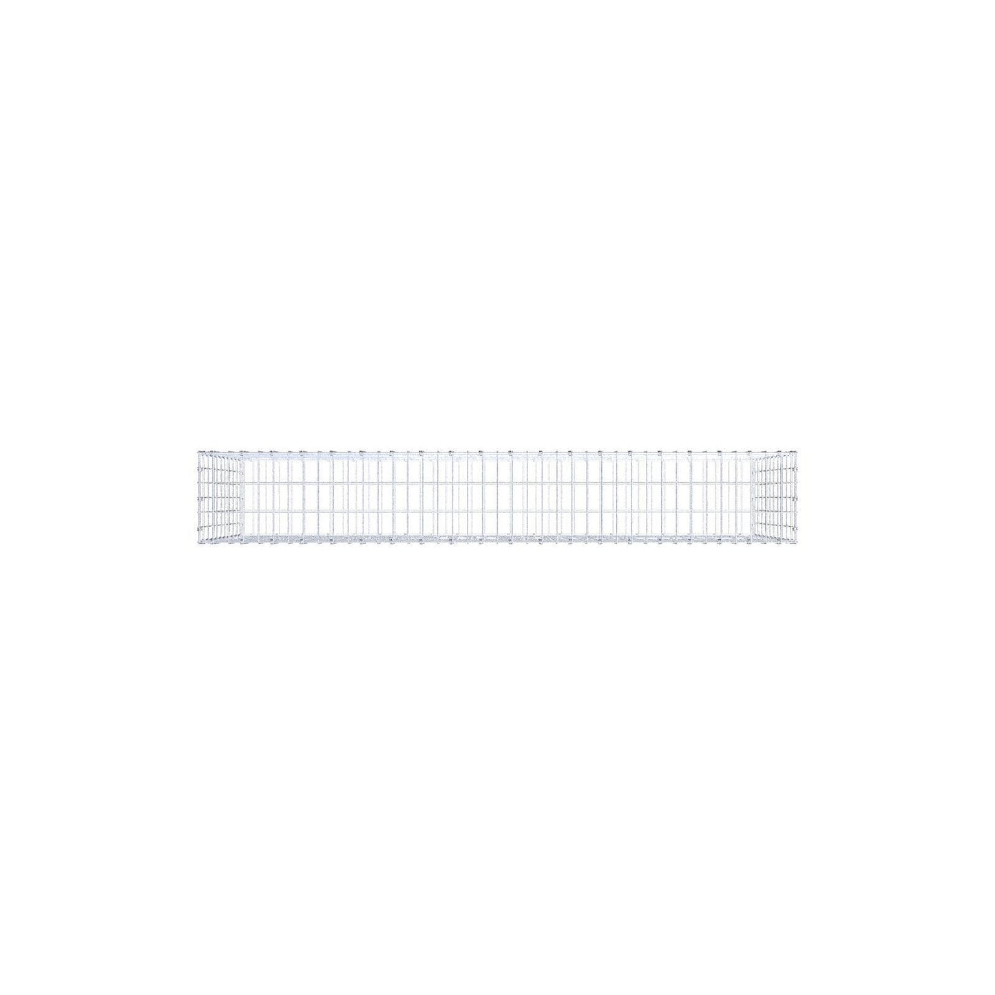 Schanskorf 200 cm x 100 cm x 30 cm (L x H x D), maaswijdte 5 x 10 cm, spiraalring