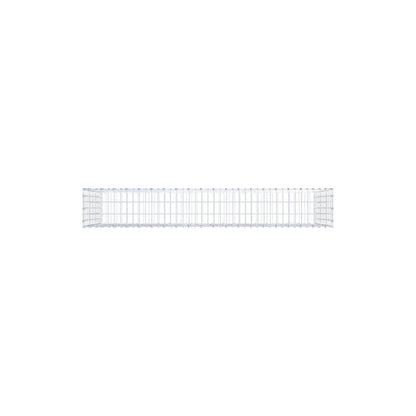 Schanskorf 200 cm x 100 cm x 30 cm (L x H x D), maaswijdte 5 x 10 cm, spiraalring