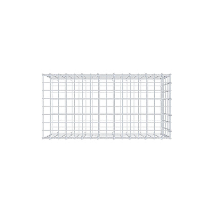 Mounted gabion type 2 80 cm x 40 cm x 40 cm, mesh size 5 cm x 10 cm, C-ring