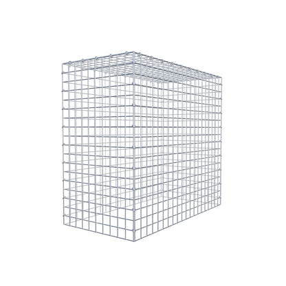 Gabbione aggiuntivo di tipo 3 100 cm x 90 cm x 50 cm (L x H x P), maglia 5 cm x 5 cm, anello a C