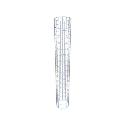 Gabionpelare rund 22 cm diameter, 160 cm höjd, maskstorlek 5 cm x 10 cm
