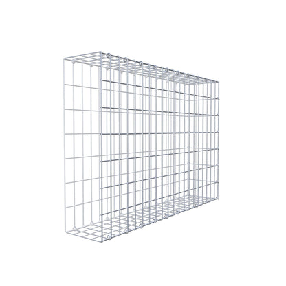 Monteret gabion type 2 100 cm x 70 cm x 20 cm, maskestørrelse 5 cm x 10 cm, C-ring