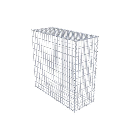 Add-on schanskorf type 2 100 cm x 100 cm x 40 cm (L x H x D), maaswijdte 5 cm x 10 cm, spiraalvormig