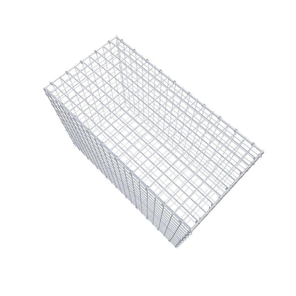 Gabione 100 cm x 70 cm x 50 cm (L x H x T), Maschenweite 5 x 5 cm, Spiralring