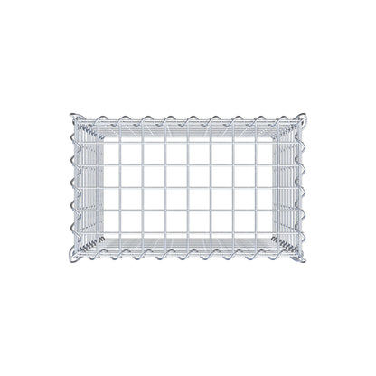 Extra gabion typ 3 50 cm x 50 cm x 30 cm (L x H x D), maskstorlek 5 cm x 5 cm, spiral