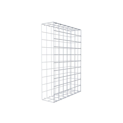 Mounted gabion type 2 100 cm x 70 cm x 20 cm (L x H x D), mesh size 10 cm x 10 cm, C-ring