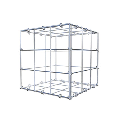 Gabbione 30 cm x 30 cm x 30 cm (L x H x P), maglia 10 cm x 10 cm, anello a C