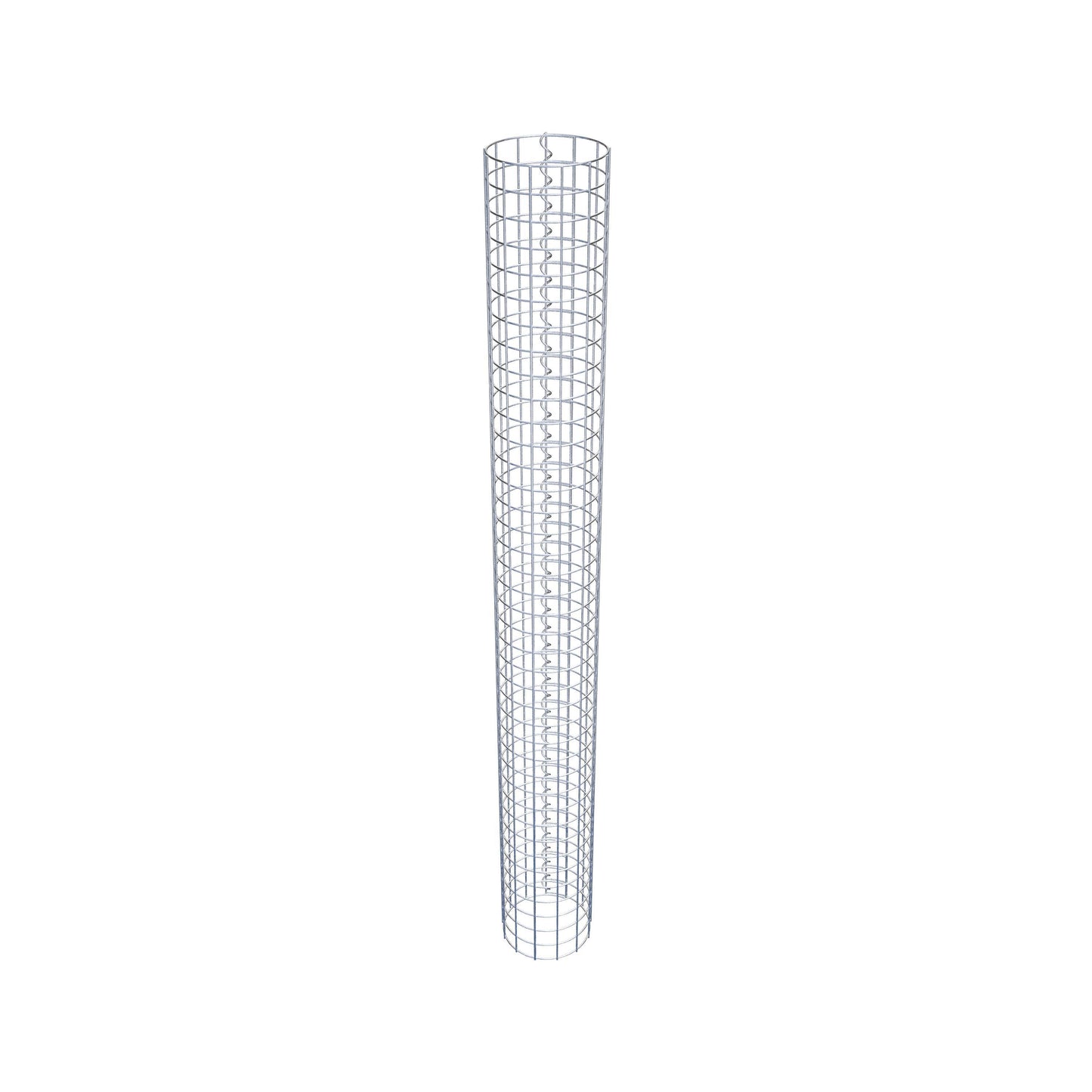 Gabionpelare rund 22 cm diameter, 200 cm höjd, maskstorlek 5 cm x 5 cm
