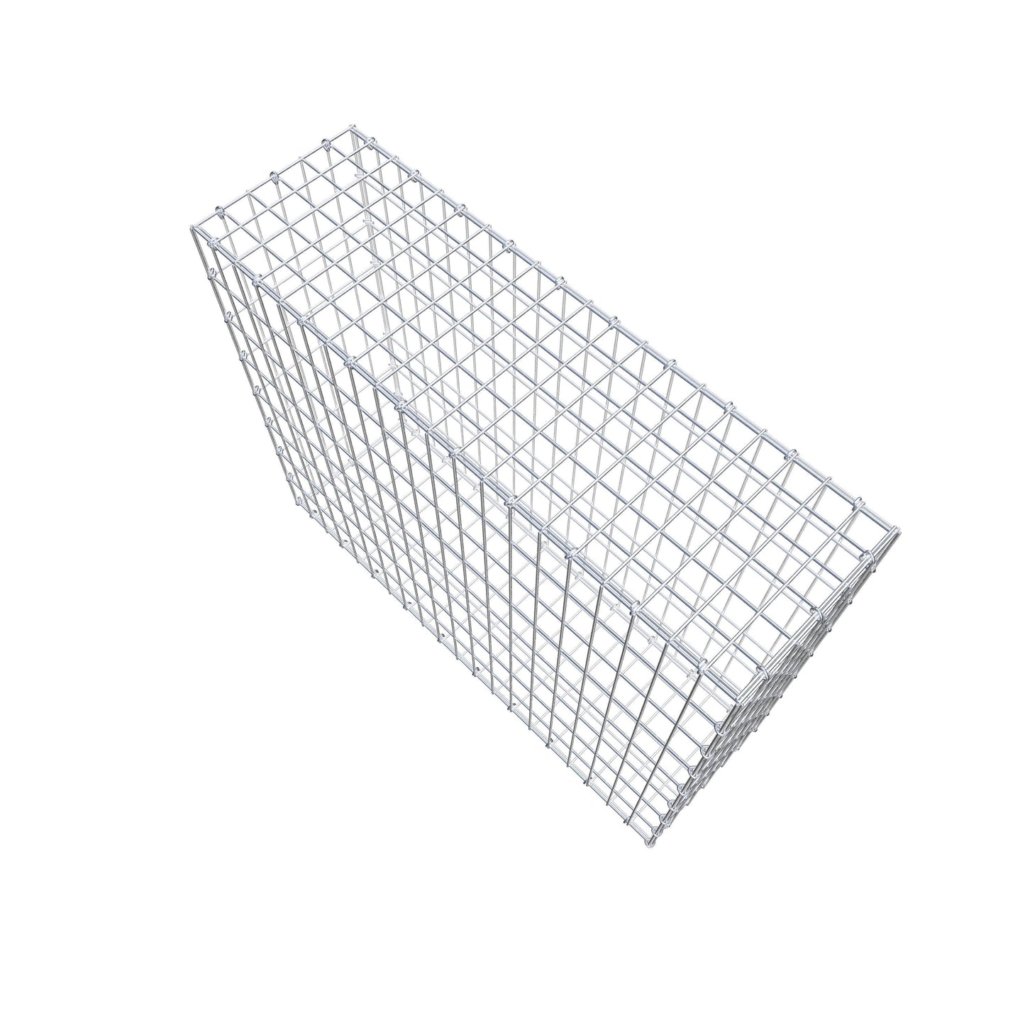 Gabione 100 cm x 80 cm x 30 cm (L x H x T), Maschenweite 5 cm x 10 cm, C-Ring
