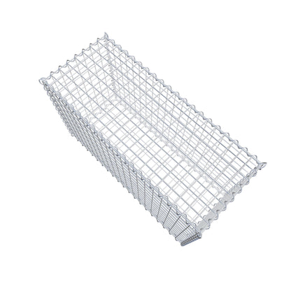 Gabione 100 cm x 60 cm x 40 cm (L x H x T), Maschenweite 5 cm x 5 cm, Spirale