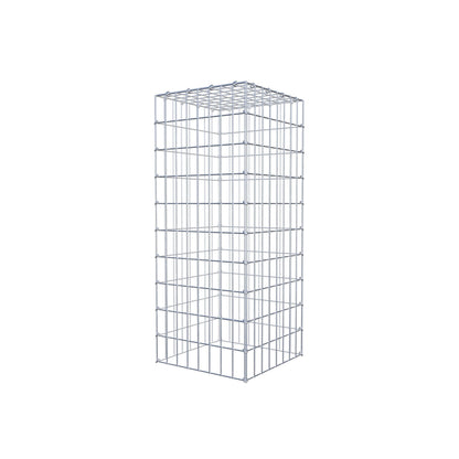Mounted gabion type 3 100 cm x 40 cm x 40 cm (L x H x D), mesh size 5 cm x 10 cm, C-ring