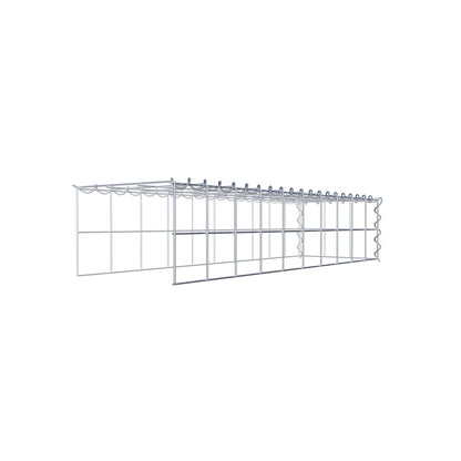 Gabbione aggiuntivo tipo 4 100 cm x 20 cm x 30 cm (L x A x P), maglia 10 cm x 10 cm, spirale