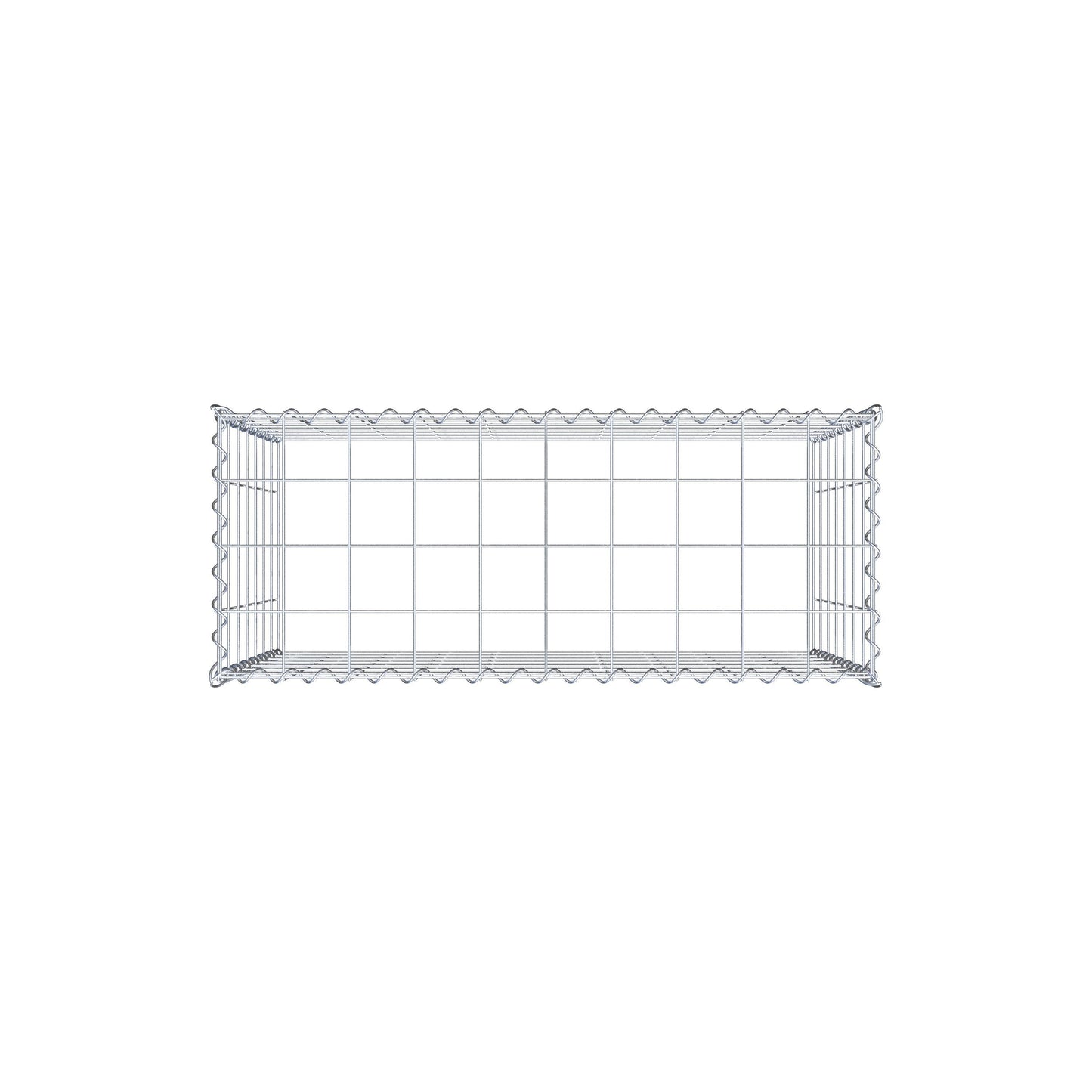 Extra gabion typ 3 100 cm x 70 cm x 40 cm (L x H x D), maskstorlek 10 cm x 10 cm, spiral
