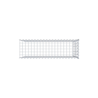 Gabbione aggiuntivo tipo 4 100 cm x 70 cm x 30 cm (L x H x P), maglia 5 cm x 10 cm, spirale