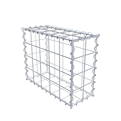 Gabion 50 cm x 40 cm x 20 cm (L x H x D), maskstorlek 10 cm x 10 cm, spiral