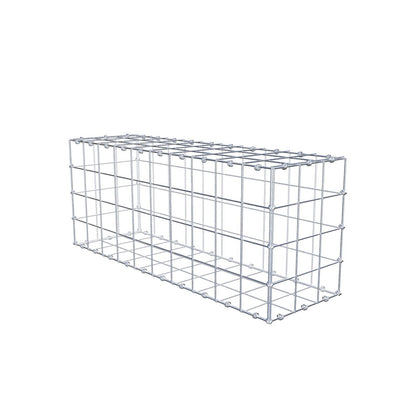 Gabbione 100 cm x 40 cm x 30 cm (L x H x P), maglia 10 x 10 cm, anello a spirale