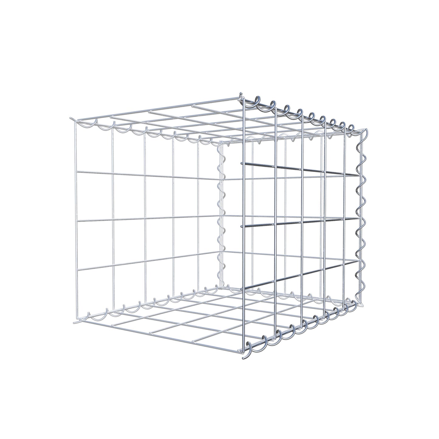 Gavión adicional tipo 2 50 cm x 40 cm x 40 cm (L x A x P), malla 10 cm x 10 cm, en espiral