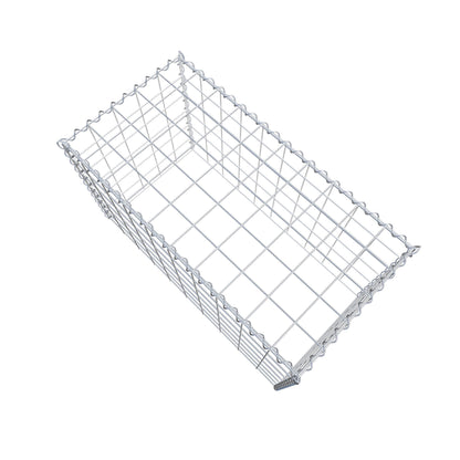 Anbaugabione Typ 3 100 cm x 60 cm x 50 cm (L x H x T), Maschenweite 10 cm x 10 cm, Spirale