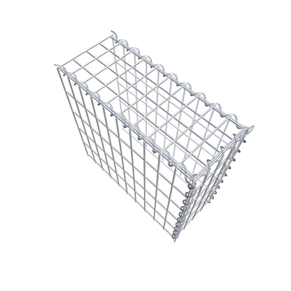 Gabbione aggiuntivo tipo 4 50 cm x 50 cm x 20 cm (L x H x P), dimensione maglia 5 cm x 10 cm, a spirale