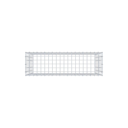 Monteret gabion type 3 100 cm x 70 cm x 30 cm (L x H x D), maskestørrelse 5 cm x 10 cm, C-ring