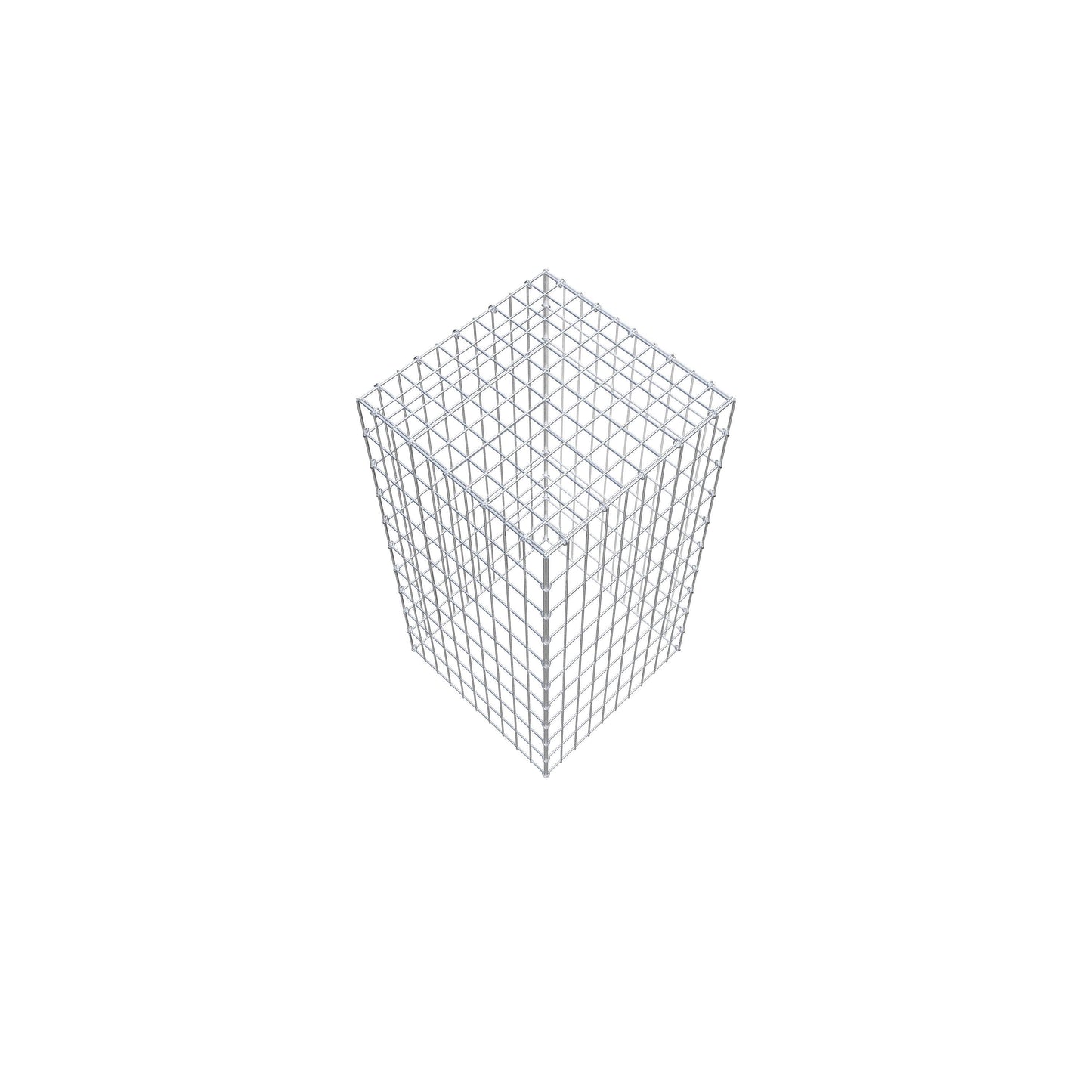 Fourche rapportée type 3 100 cm x 50 cm x 50 cm (L x H x P), mailles 5 cm x 10 cm, anneau C