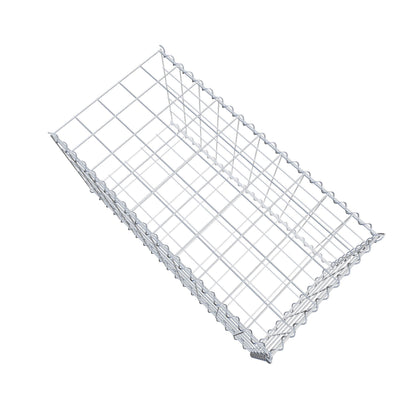 Gabbione aggiuntivo tipo 2 100 cm x 50 cm x 50 cm (L x A x P), maglia 10 cm x 10 cm, spirale