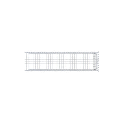 Opbouw schanskorf type 4 200 cm x 100 cm x 50 cm (L x H x D), maaswijdte 5 cm x 10 cm, spiraalvormig