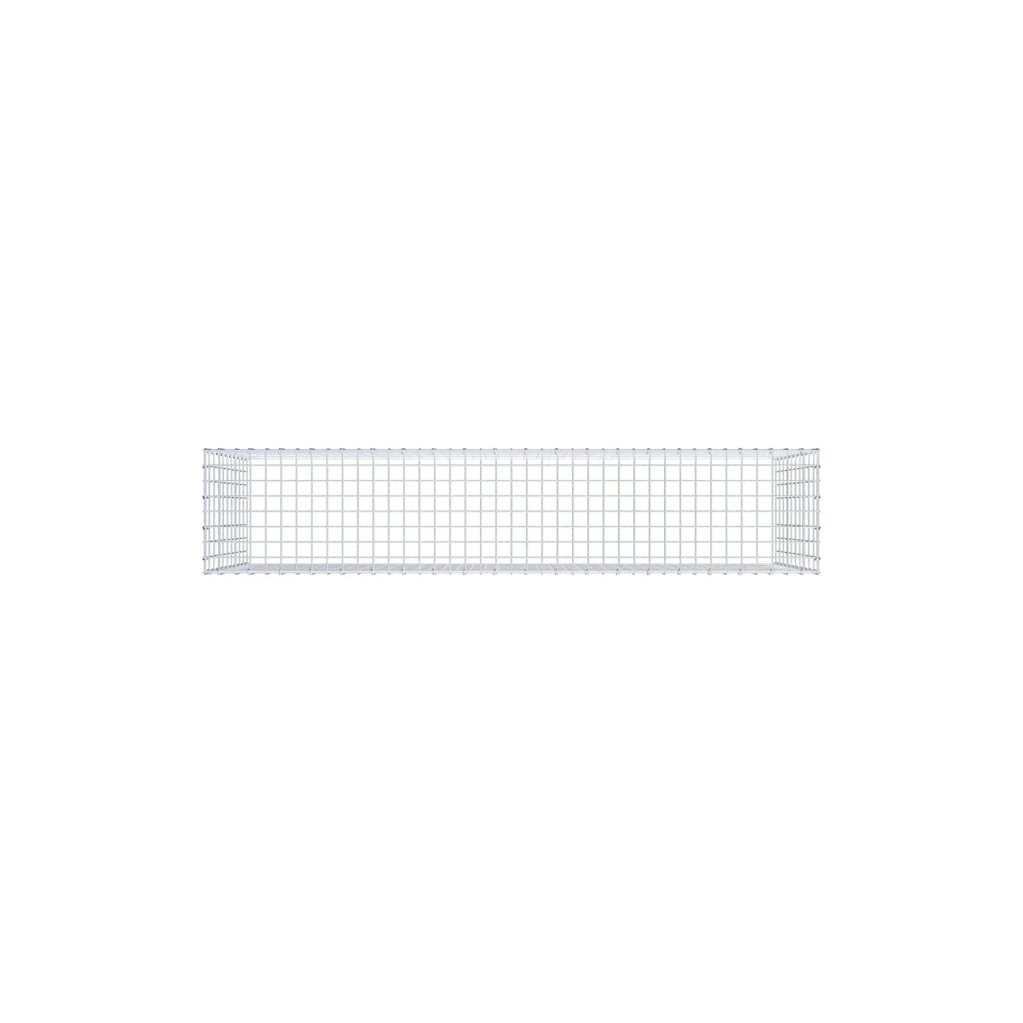 Mounted gabion type 3 200 cm x 100 cm x 40 cm (L x H x D), mesh size 5 cm x 10 cm, C-ring