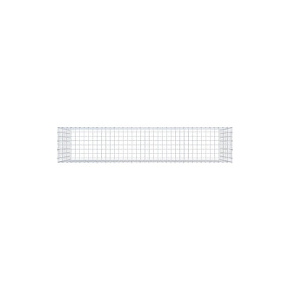 Mounted gabion type 3 200 cm x 100 cm x 40 cm (L x H x D), mesh size 5 cm x 10 cm, C-ring