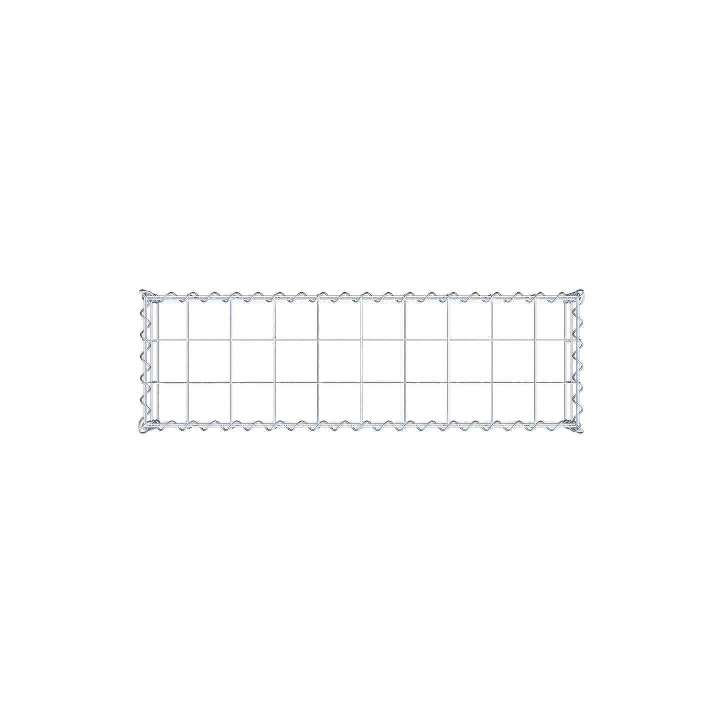 Anbaugabione Typ 3 100 cm x 20 cm x 30 cm (L x H x T), Maschenweite 10 cm x 10 cm, Spirale